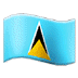 🇱🇨 flag: St. Lucia display on Samsung